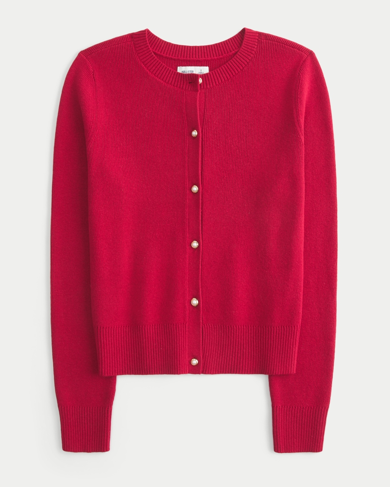 cardigan girocollo hollister comfy cloud