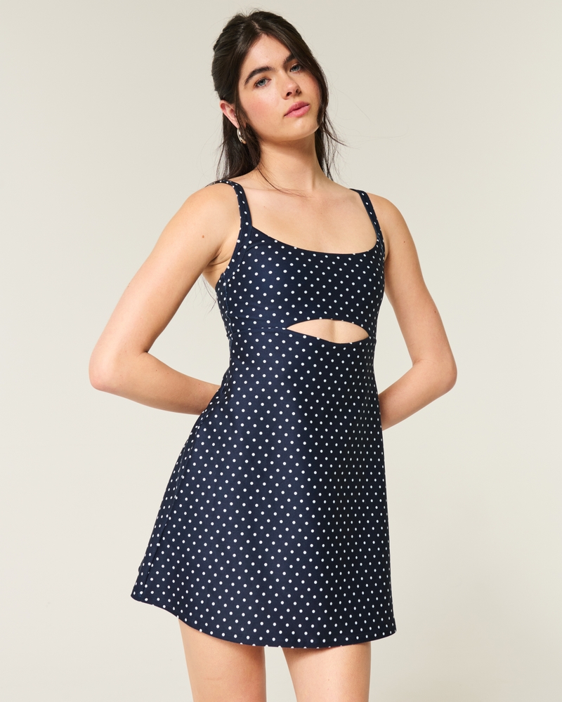 abito a trapezio con cut-out gilly hicks recharge