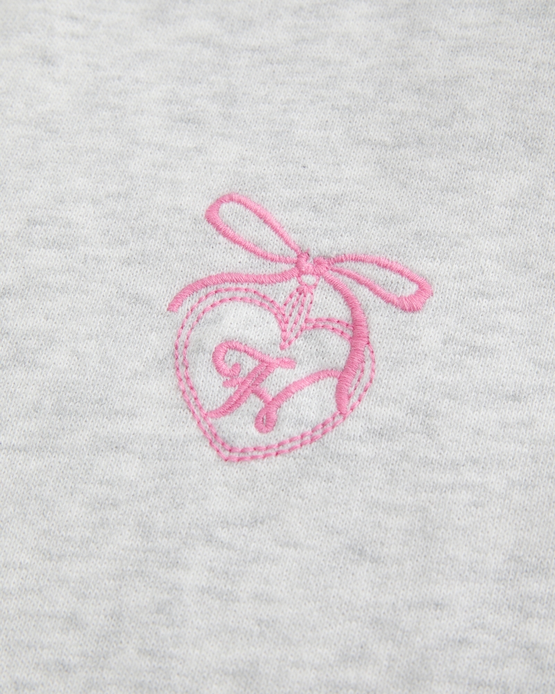 felpa con cappuccio e zip grafica oversize