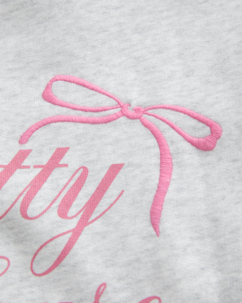 felpa con cappuccio e zip grafica oversize