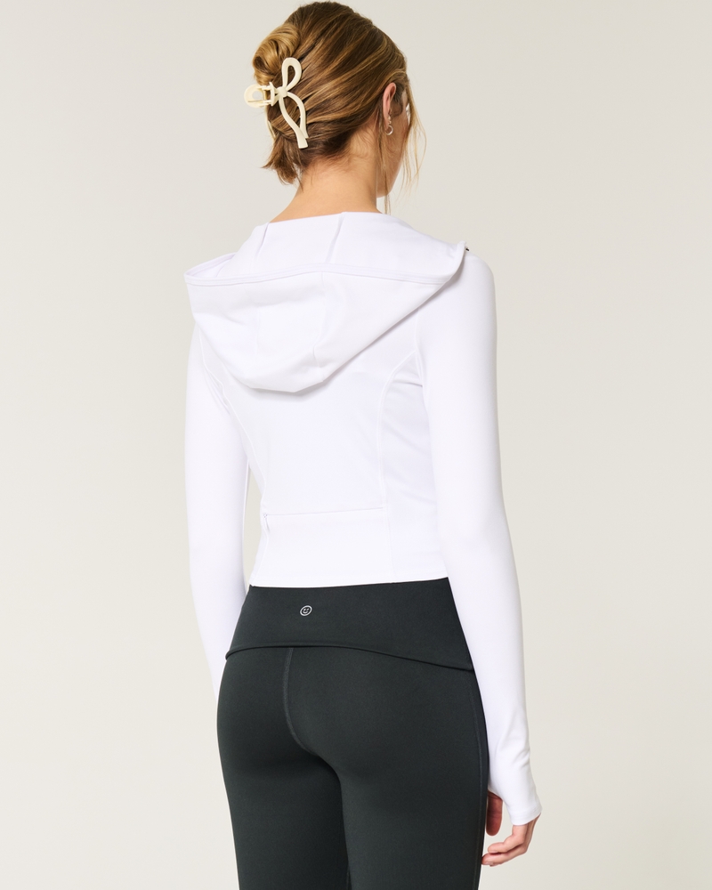 felpa con cappuccio e cerniera gilly hicks recharge active