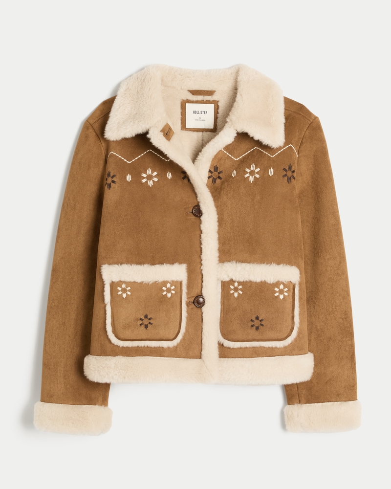 giacca in cashmere finto rasato