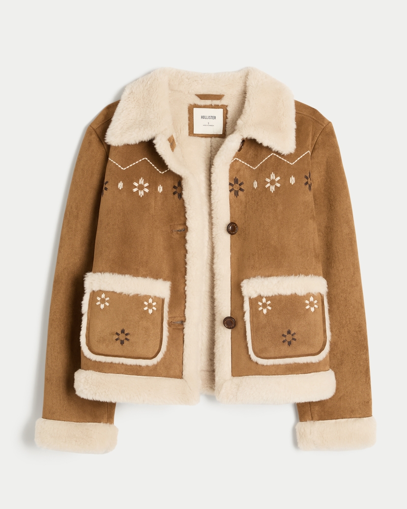 giacca in cashmere finto rasato