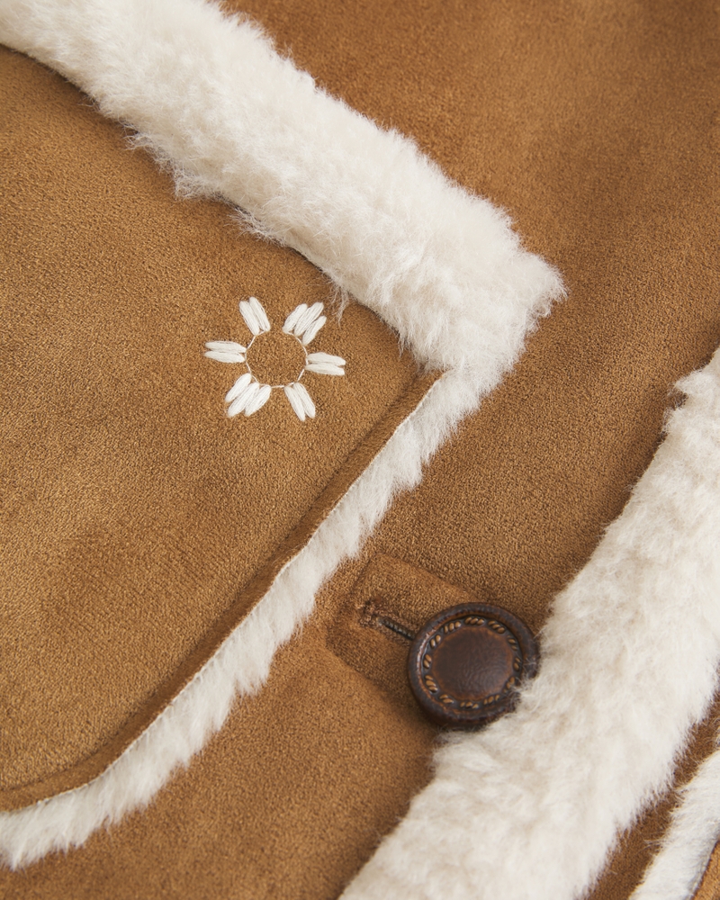 giacca in cashmere finto rasato