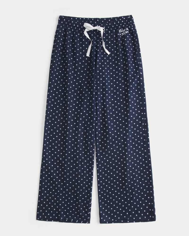 pantaloni larghi in flanella modello laurea 2026