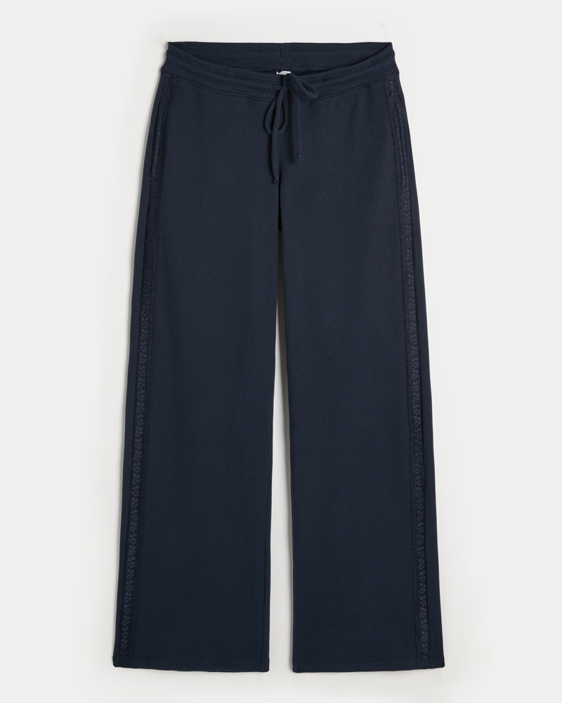pantaloni dritti in pizzo a nido dape di gilly hicks