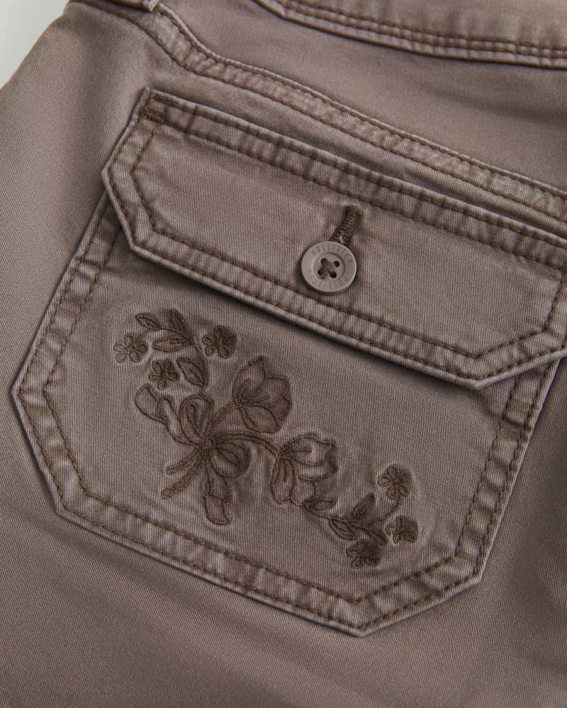 pantaloni bootcut a vita bassa