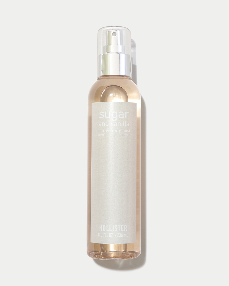 spray per capelli e corpo al profumo di zucchero e vaniglia