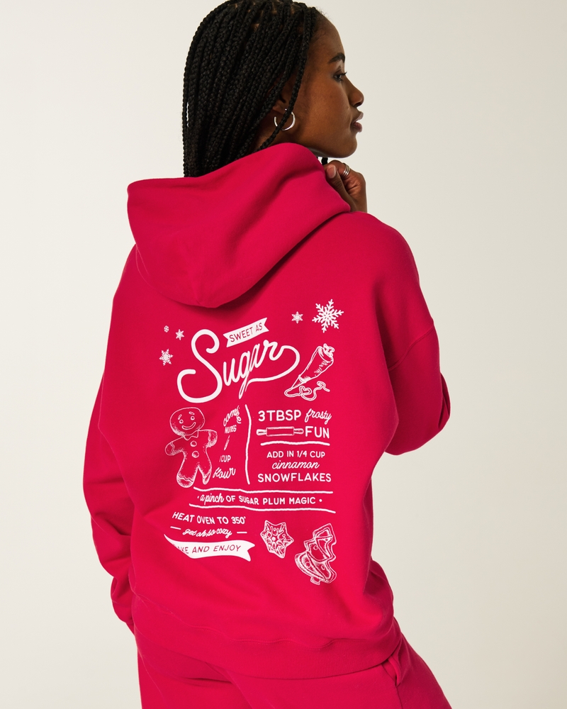 felpa oversize con cappuccio mimetico rosa