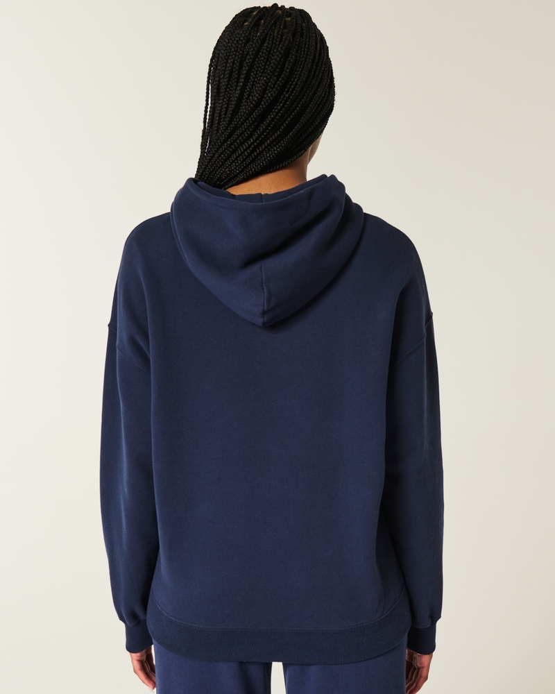 felpa oversize con cappuccio mimetico rosa