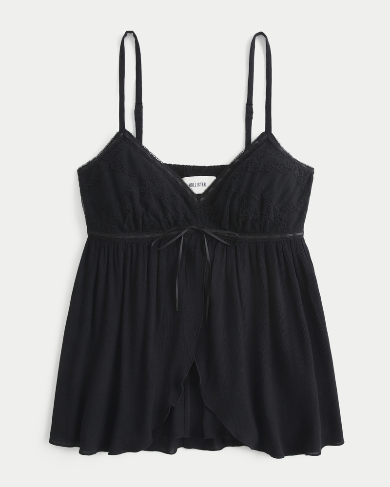 canottiera babydoll fluida e rilassata