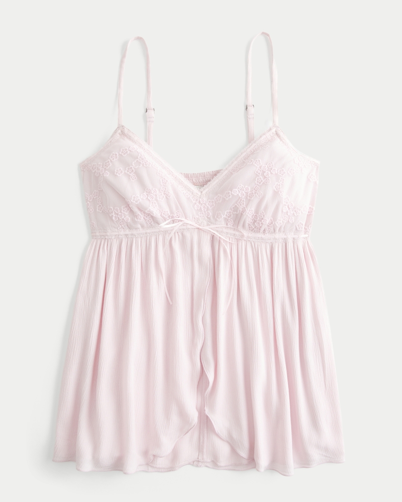 canottiera babydoll fluida e rilassata