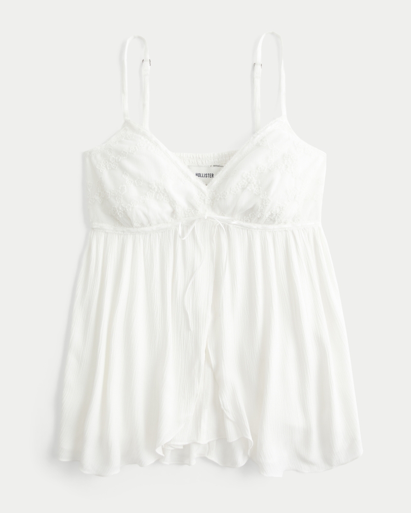 canottiera babydoll fluida e rilassata