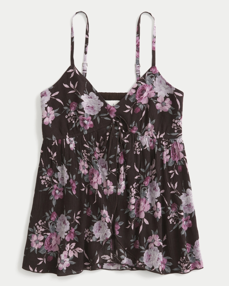 canottiera babydoll fluida e rilassata