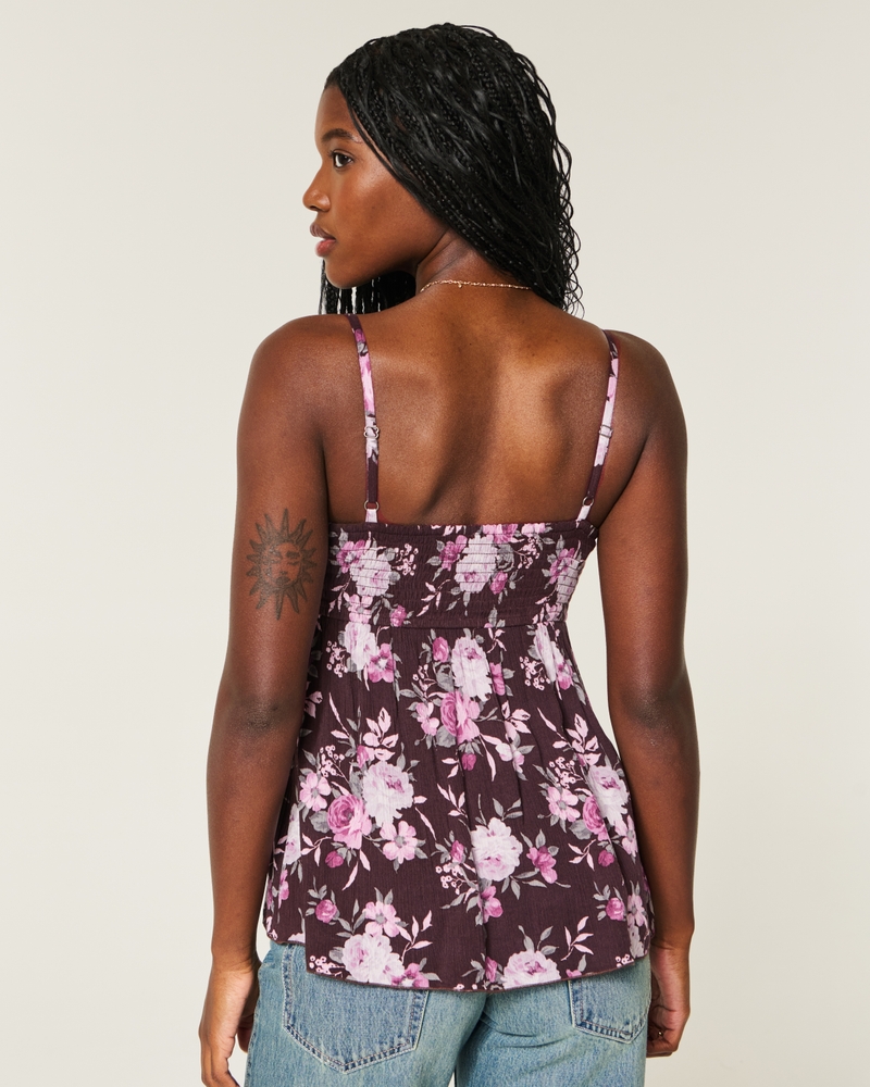 canottiera babydoll fluida e rilassata