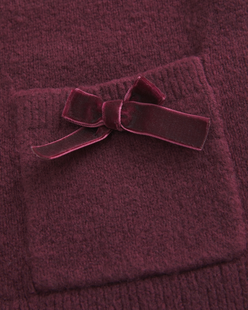 cardigan hollister comfy cloud simple bow pocket