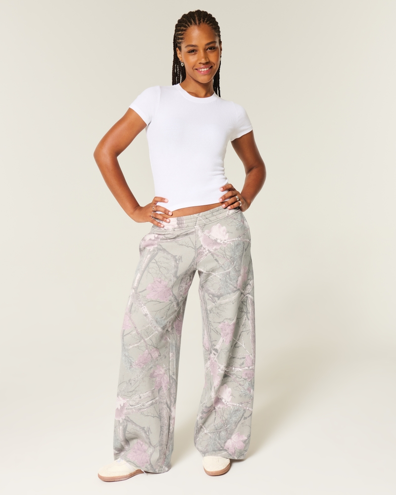 pantaloni della tuta con stampa cervo
