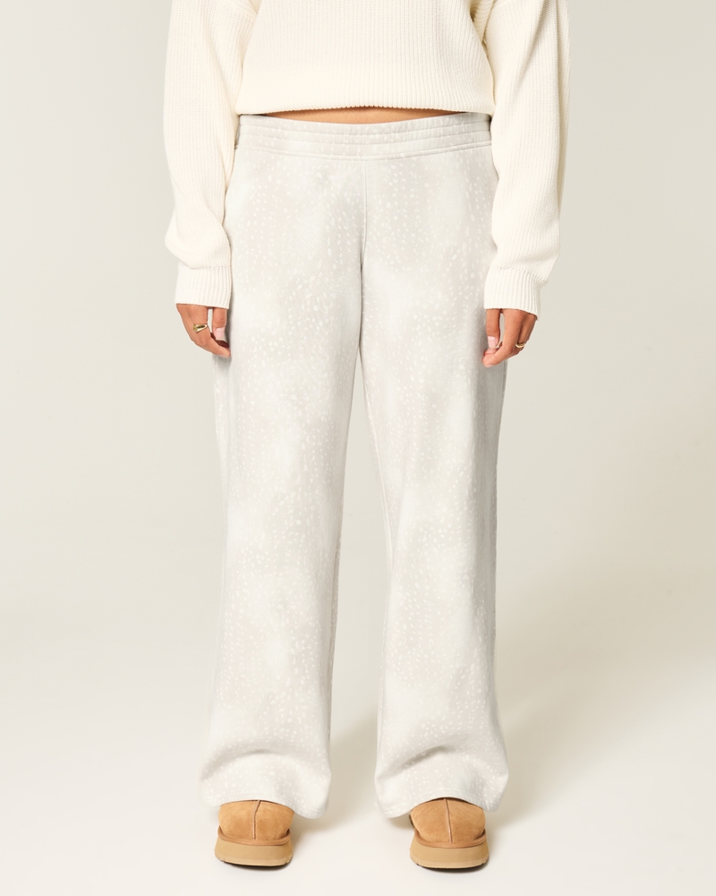pantaloni della tuta con stampa cervo