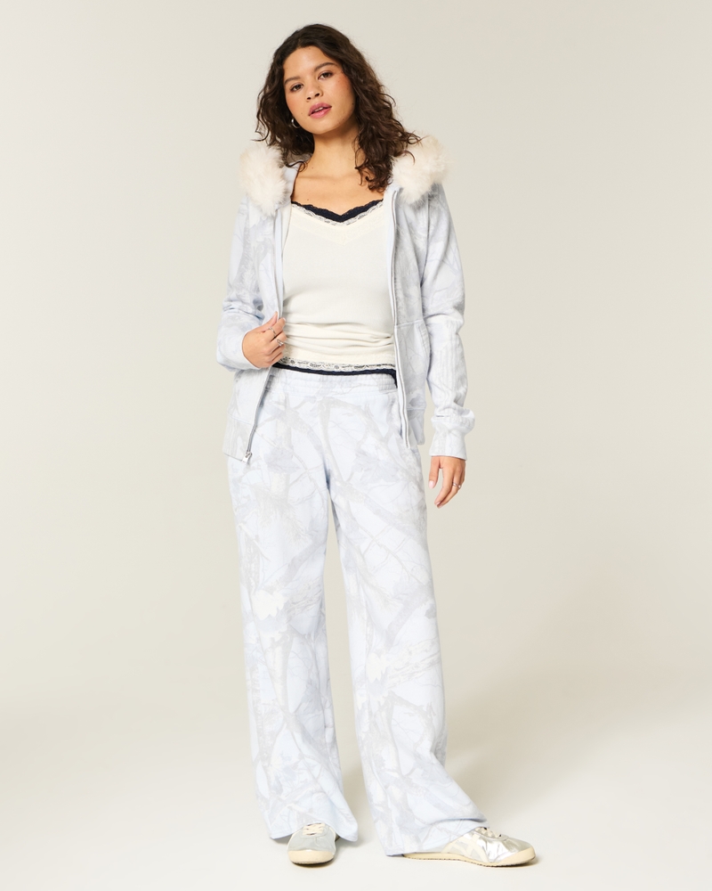 pantaloni della tuta mimetici blu con sacca