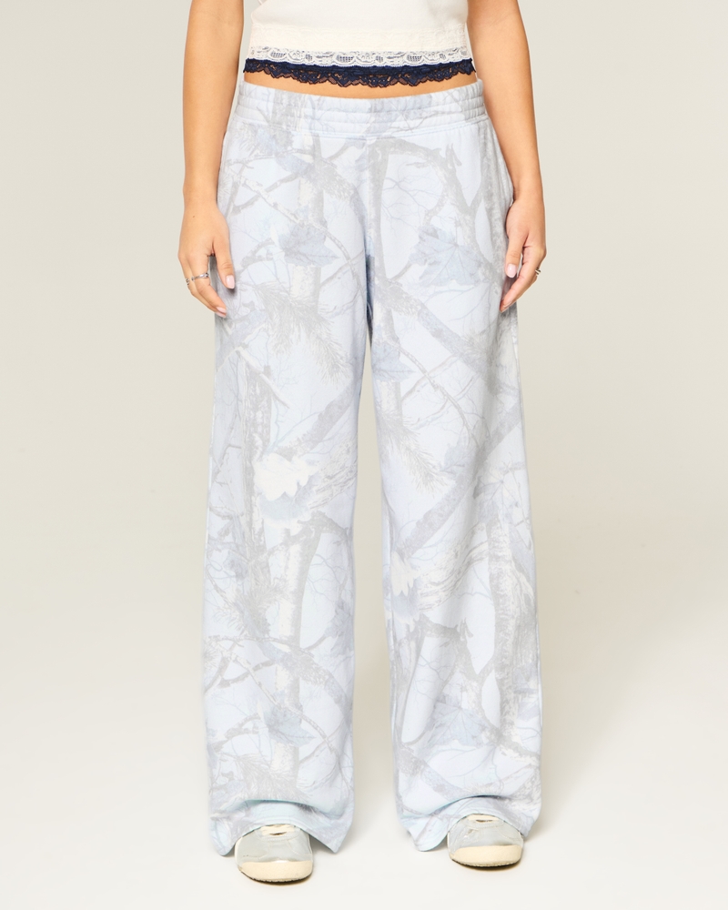 pantaloni della tuta mimetici blu con sacca