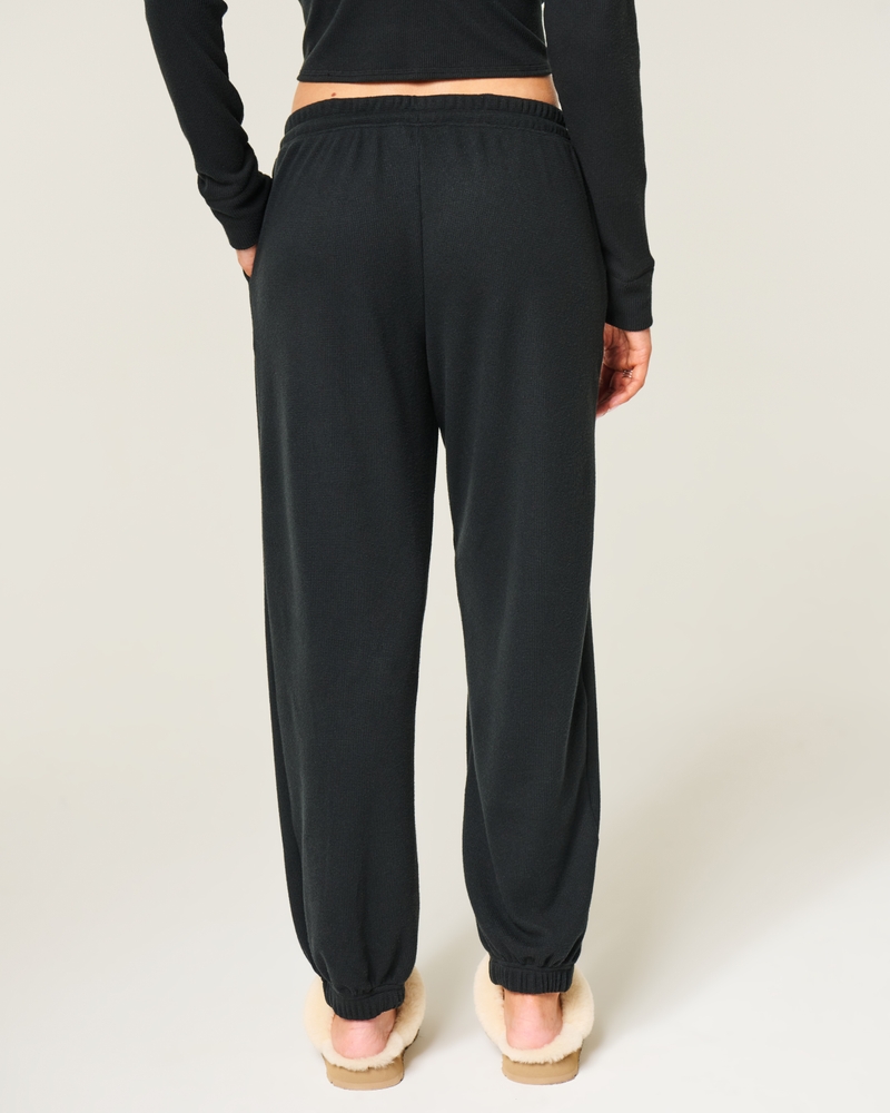 pantaloni da corsa in maglia a nido dape gilly hicks always cozy con tasche