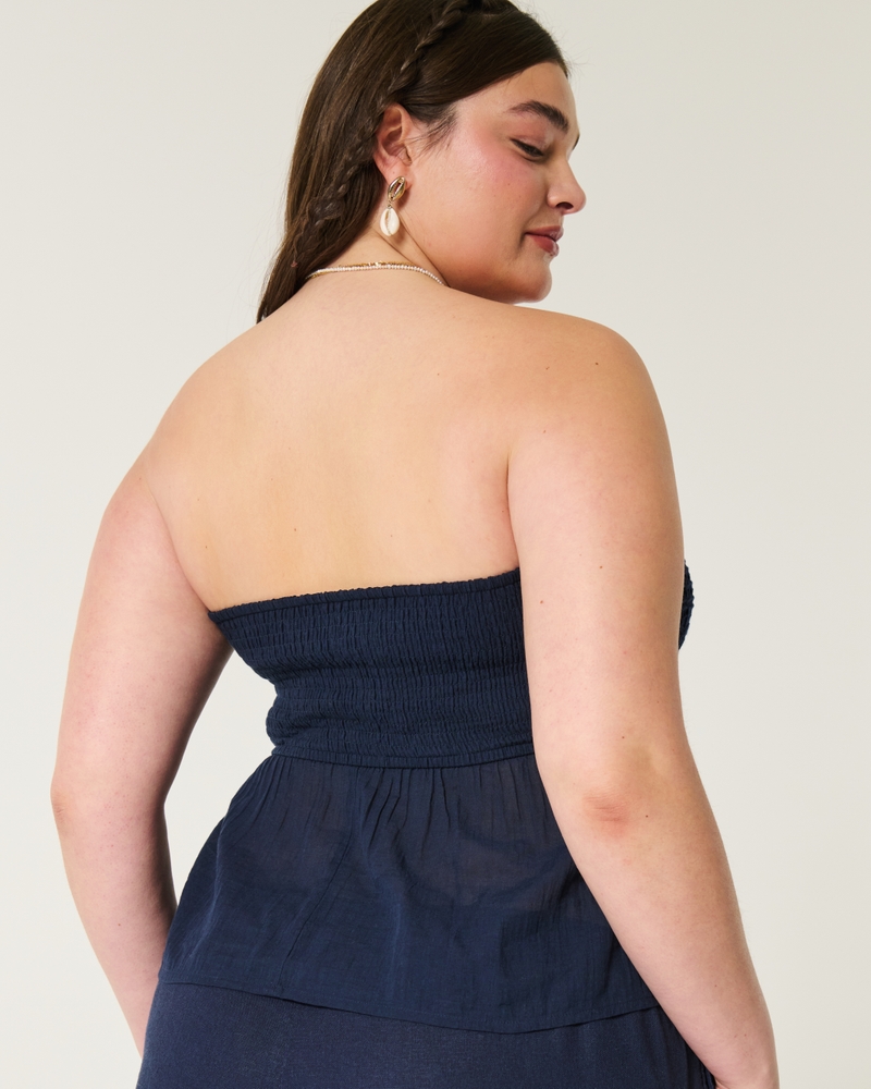 top casual in stile uncinetto con spalle scoperte