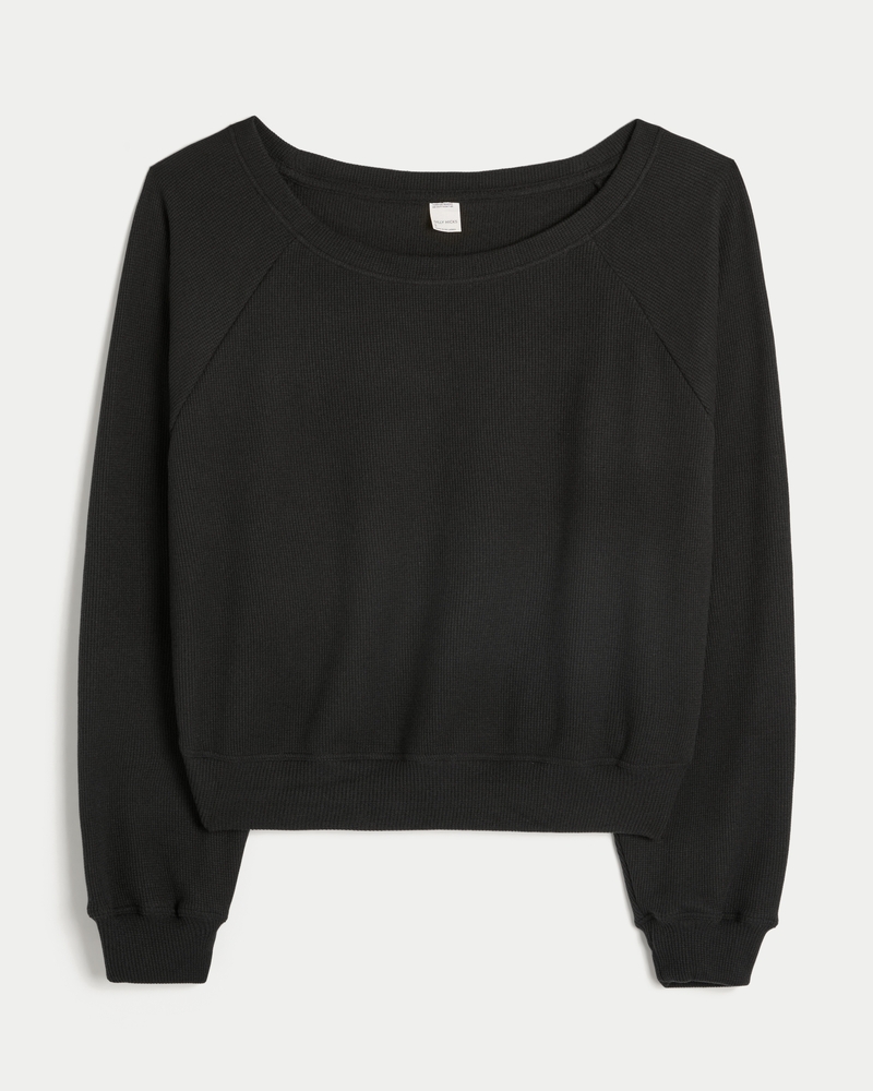 top a spalle scoperte in maglia a nido dape di gilly hicks