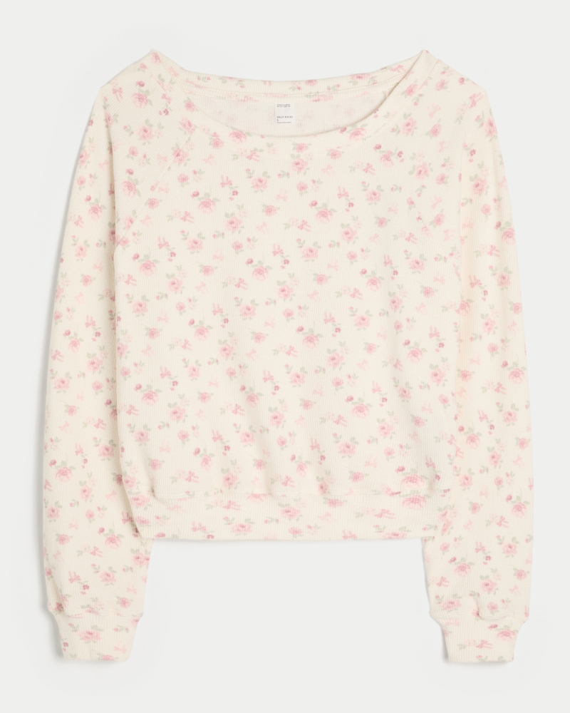 top a spalle scoperte in maglia a nido dape di gilly hicks