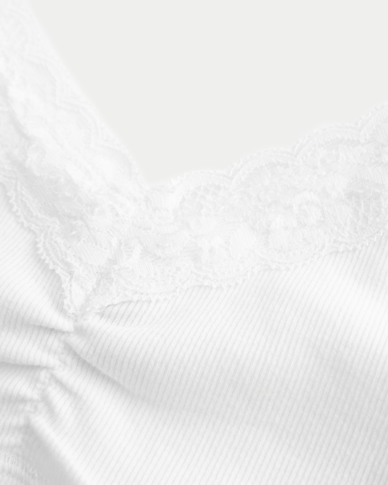 canotta con bordi in pizzo della collezione holiday
