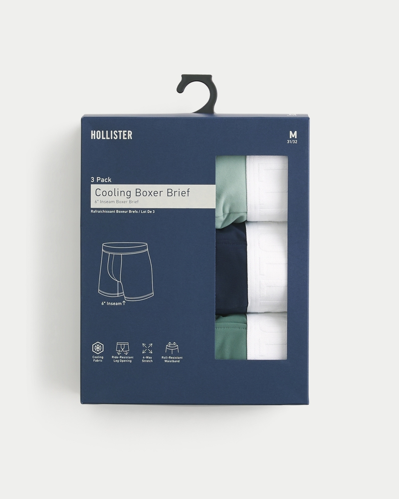 boxer extra lunghi e rinfrescanti confezione da 3