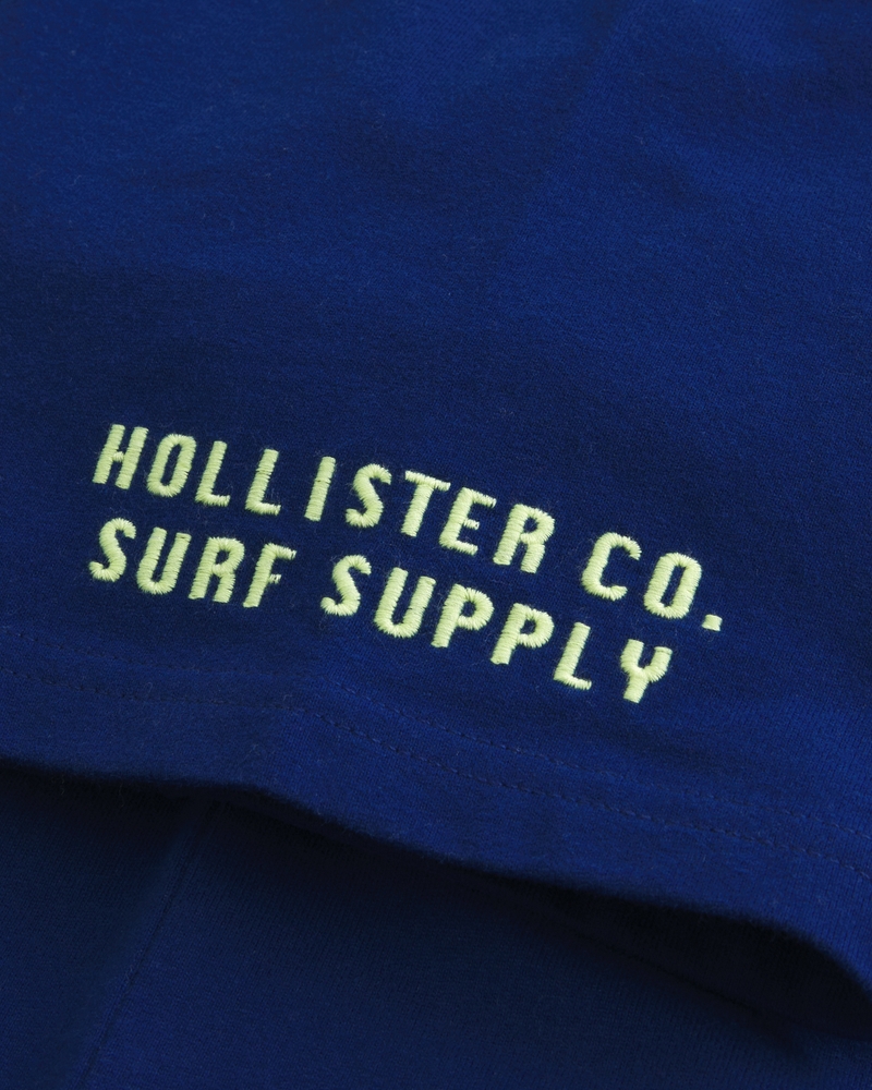t-shirt ampia con stampa del logo