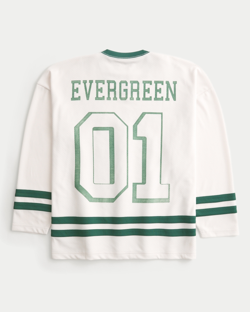maglia da hockey su ghiaccio ampia con motivo new orleans