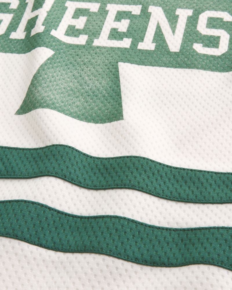 maglia da hockey su ghiaccio ampia con motivo new orleans