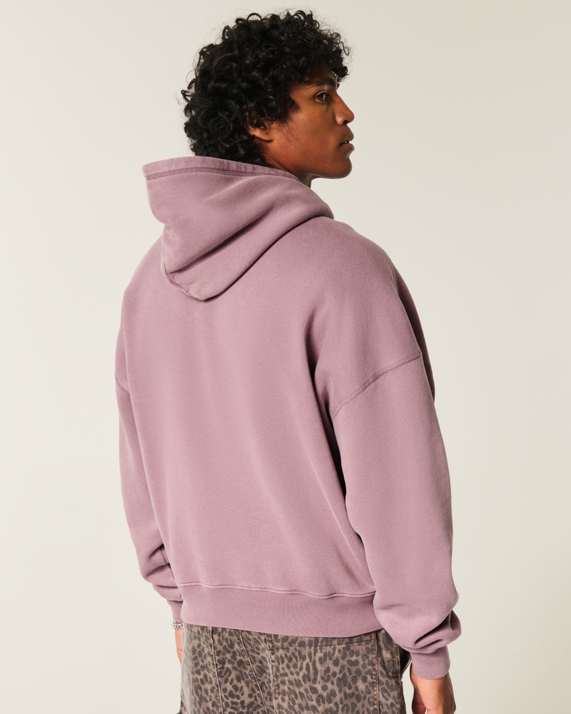 felpa con cappuccio e coulisse in stile borsa con motivo a ragno
