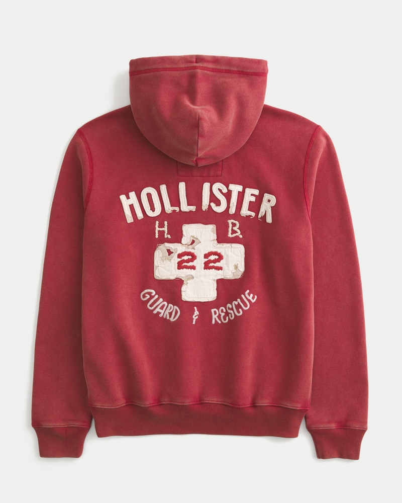 felpa con cappuccio e logo in edizione limitata holiday vault