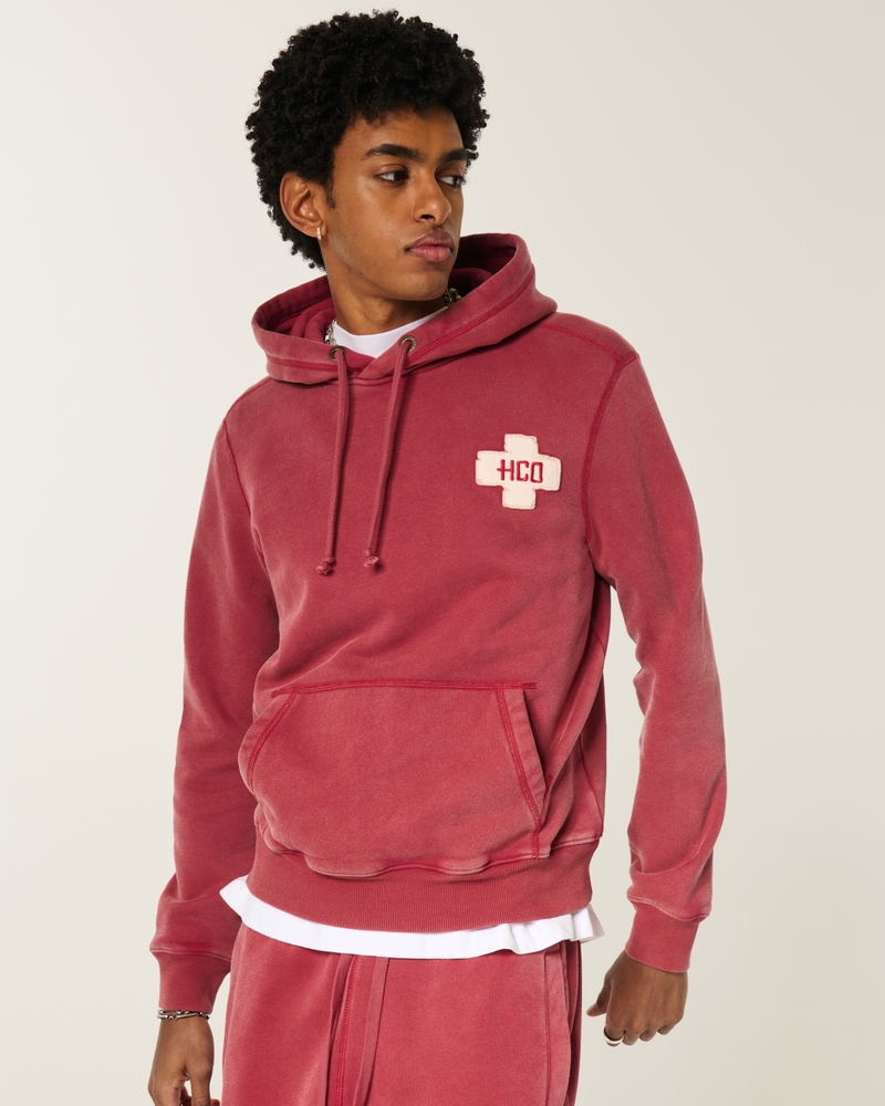 felpa con cappuccio e logo in edizione limitata holiday vault