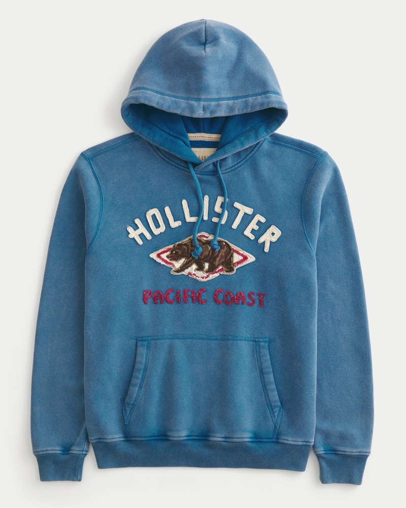 felpa con cappuccio e logo in edizione limitata holiday vault