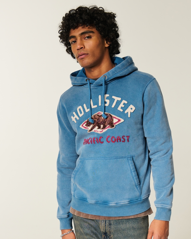 felpa con cappuccio e logo in edizione limitata holiday vault