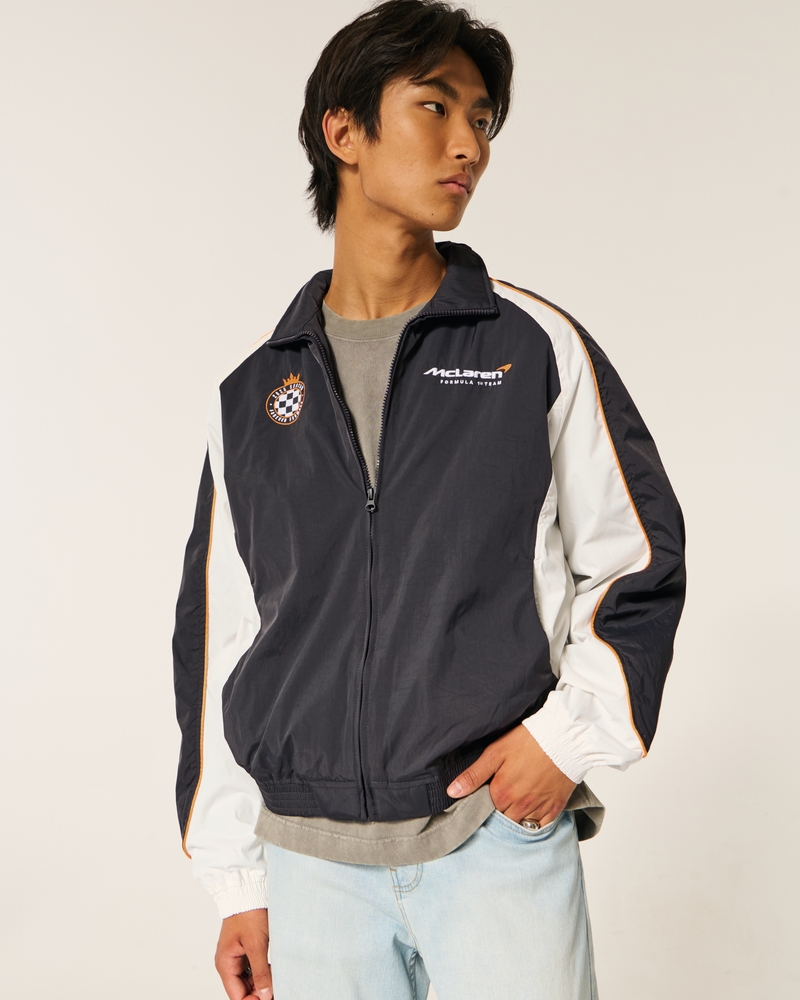giacca sportiva con motivo mclaren