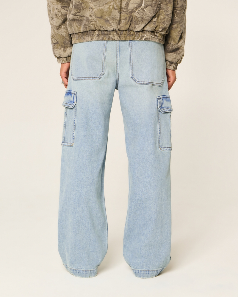 jeans super larghi neri lavati