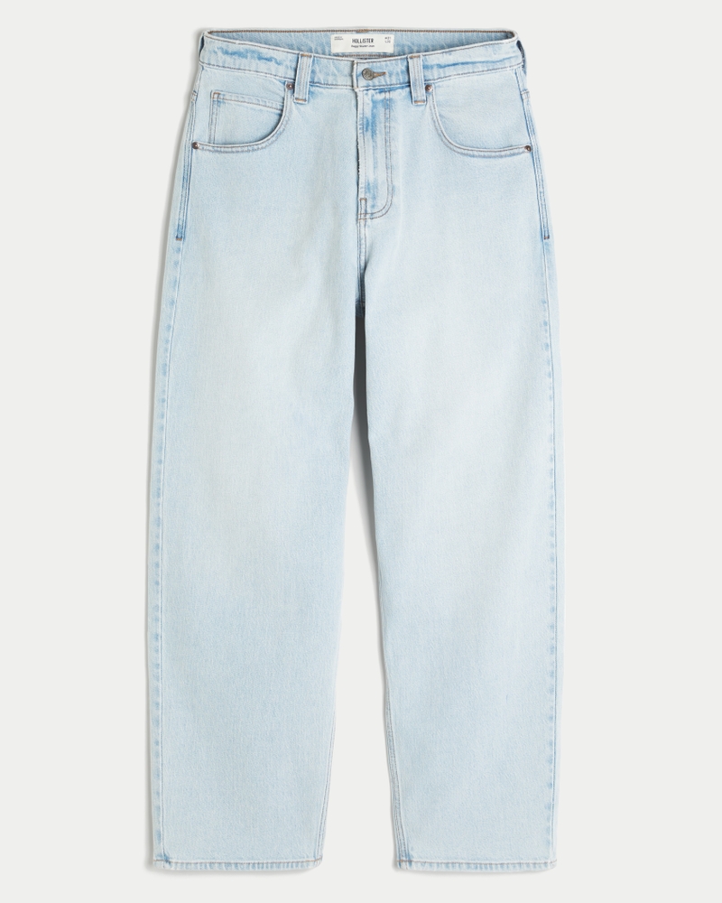 jeans sformati in stile skateboard con motivo a clown da poker nero lavato
