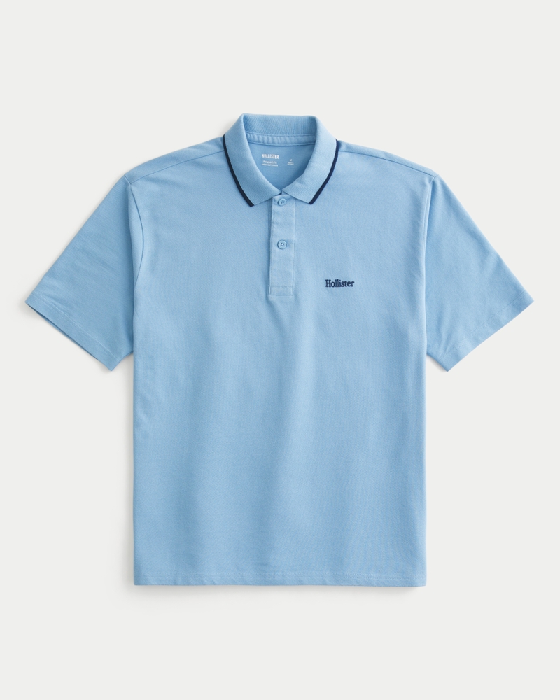polo casual con logo