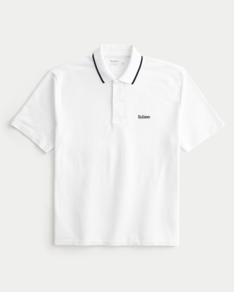 polo casual con logo