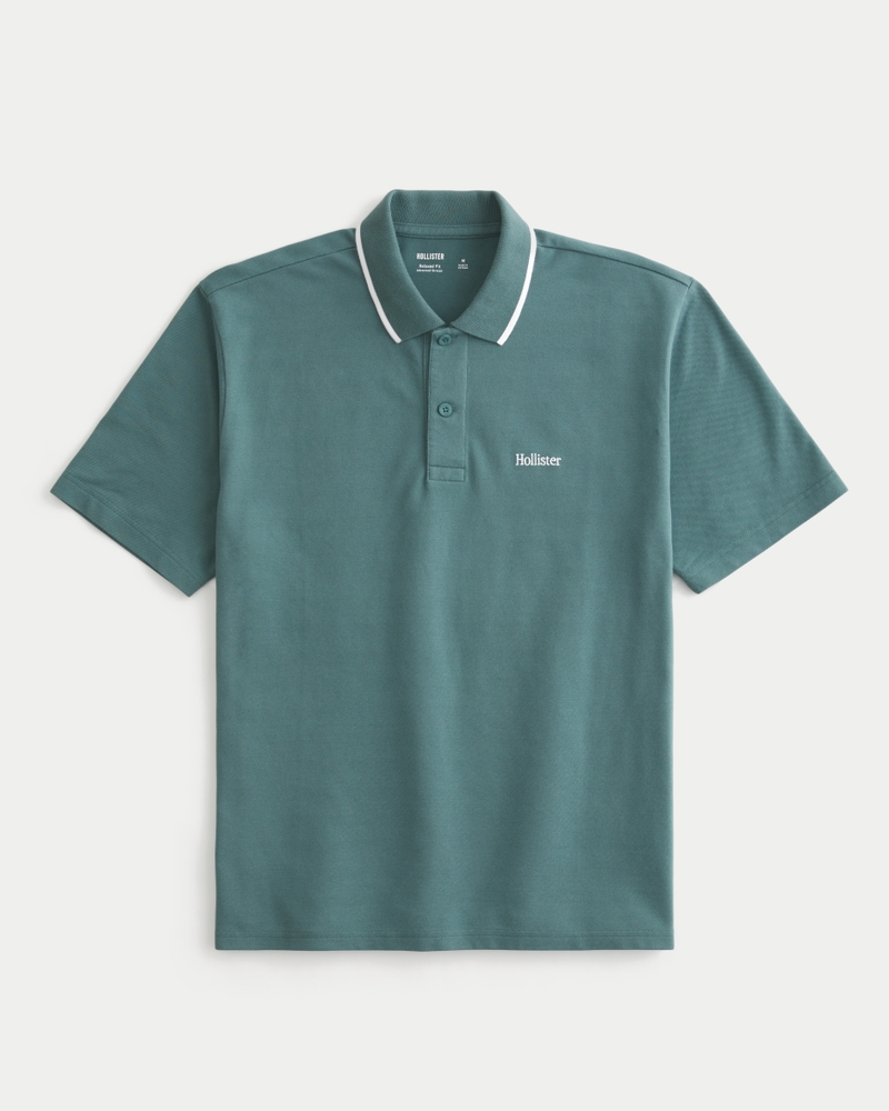 polo casual con logo