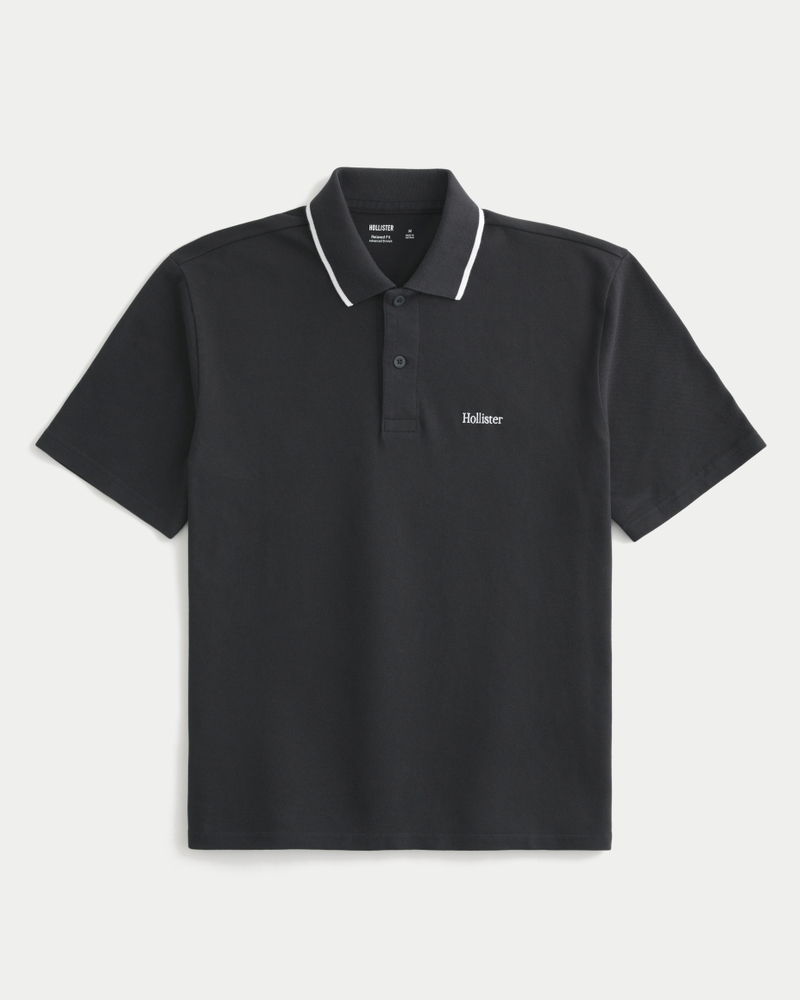 polo casual con logo