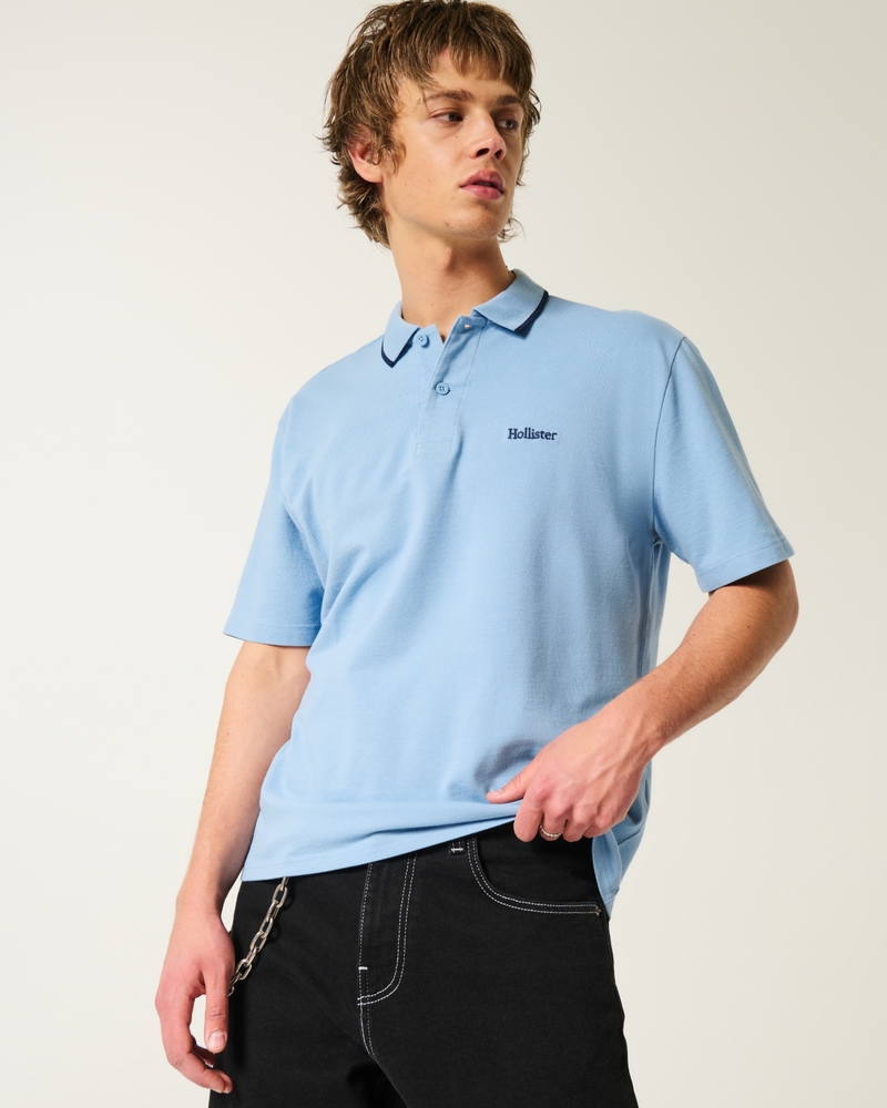 polo casual con logo