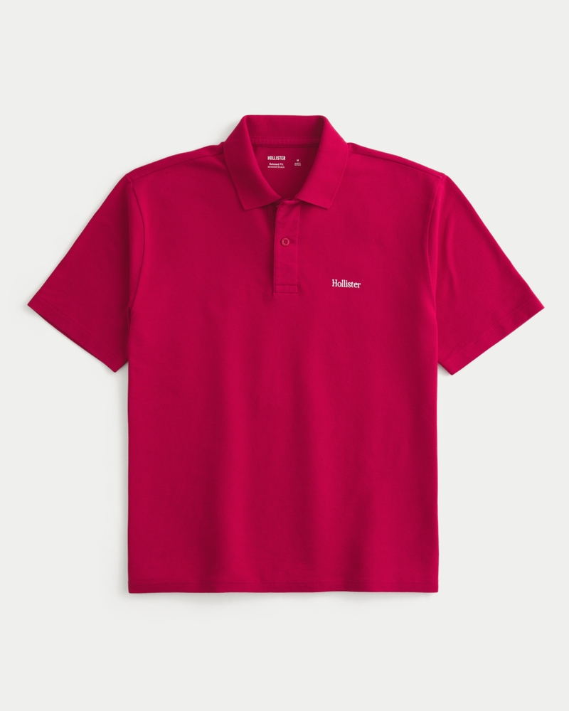 polo casual con logo