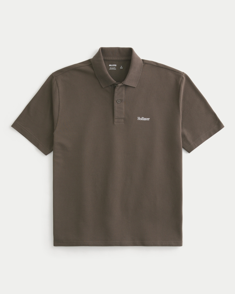 polo casual con logo
