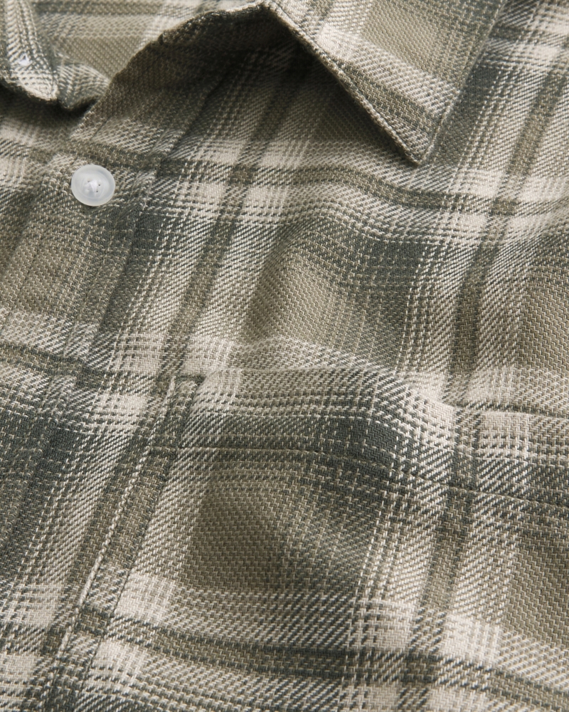 camicia di flanella squadrata