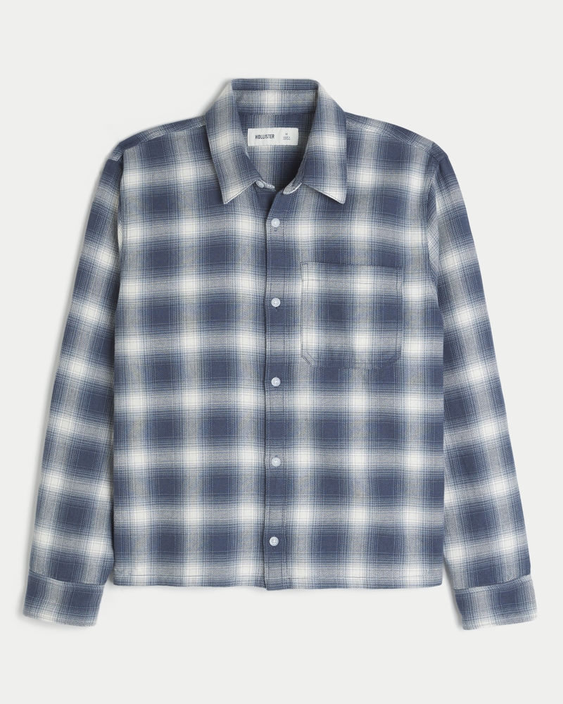 camicia di flanella squadrata